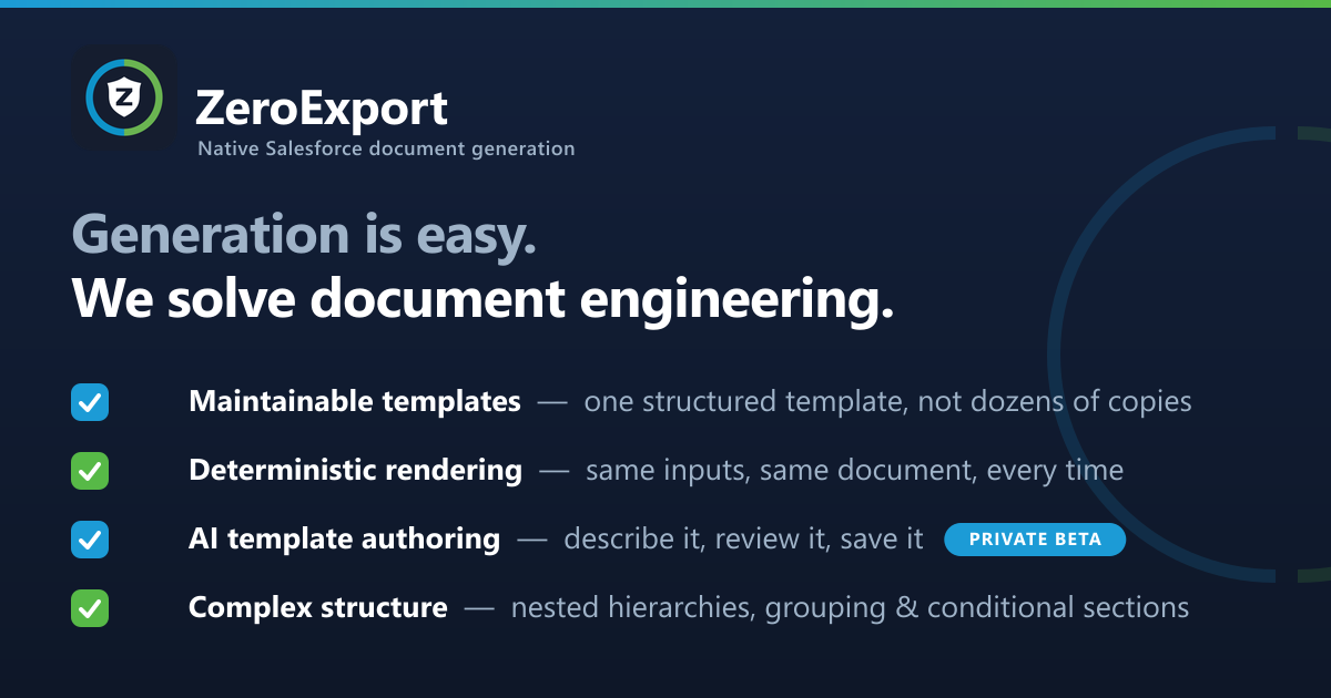 Stop Debugging Templates: A Better Way to Generate Documents in Salesforce